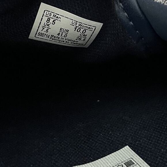 Vans Atwood Canvas Low Top Lace Up Sneakers Mens 8.5 Womens 10 Navy Skater - Picture 7 of 8